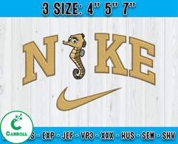 nike sheldon embroidery, finding nemo embroidery, embroidery machine