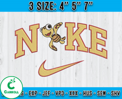 nike squirt embroidery, finding nemo embroidery, machine embroidery pattern
