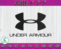 under armour logo embroidery, logo fashion emboridery, embroidery file