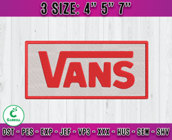 vans logo embroidery, logo fashion embroidery, embroidery machine