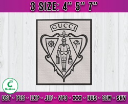 gucii logo embroidery, logo fashion brand embroidery, embroidery file