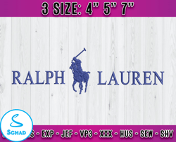 ralphlauren logo, logo fashion embroidery, embroidery design file