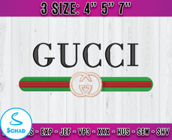 gucci logo embroidery, logo fashion embroidery, embroidery machine