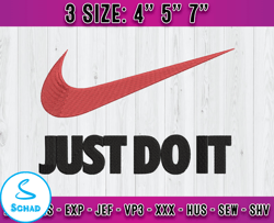 nike logo embroidery, logo fashion emboridery, embroidery machine