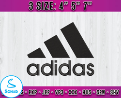 adidas logo embroidery, logo fashion emboridery, embroidery machine