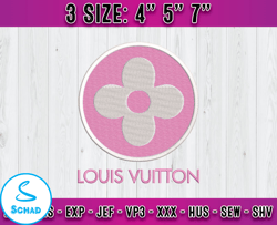 louis vuiton embroidery, lv logo fashion embroidery, embroidery machine