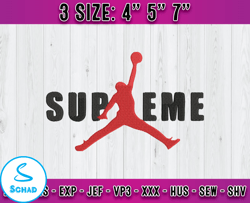 superme embroidery, logo fashion embroidery, supreme logo