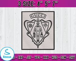 gucii logo embroidery, logo fashion brand embroidery, embroidery file