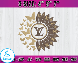 lv logo embroidery, lv cartoon embroidery, embroidery design file