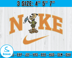 nike tony embroidery, monster inc embroidery, embroidery pattern