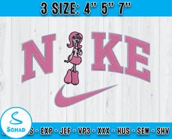 nike carrie williams embroidery, disney embroidery, monster inc embroidery