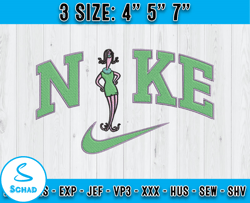 nike celia mae embroidery, monster inc embroidery, cartoon embroidery machine