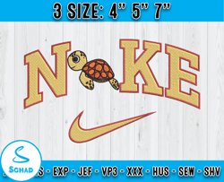 nike squirt embroidery, cartoon character embroidery, nike embroidery