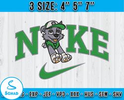 nike and rocky embroidery, nike cartoon embroidery, paw patrol embroidery