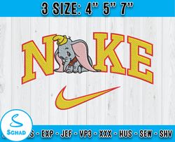 nike x dumbo and mother, dumbo embroidery, cartoon embroidery design