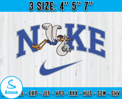 nike x mr. stork and dumbo, dumbo cartoon embroidery, disney character embroidery