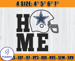 dallas cowboys home embroidery design, dallas embroidery, football embroidery, machine enbroidery, d32