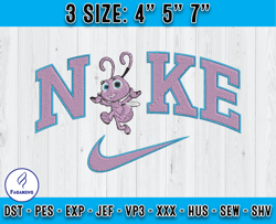 nike x dot embroidery, a bug's life embroidery, instant download