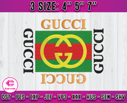 gucci embroidery file, fashion brand embroidery, applique embroidery designs