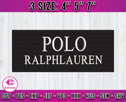 polo ralphlauren embroidery, logo fashion embroidery, embroidery applique