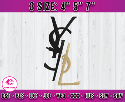 ysl embroidery, logo fashion embroidery, embroidery machine