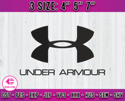 under armour logo embroidery, logo fashion emboridery, embroidery file