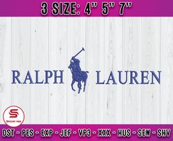 ralphlauren logo, logo fashion embroidery, embroidery design file