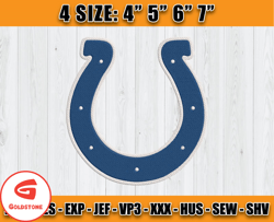 NFL Indianapolis Colts embroidery files, Indianapolis Colts Embroidery Designs, NFL Teams, Machine Embroidery Pattern, D