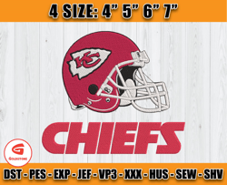Kansas City Chiefs embroidery design, Chiefs embroidery, NFL embroidery design, logo sport embroidery, D10 - Specht