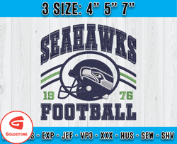 seattle seahawks football embroidery design, brand embroidery, nfl embroidery file, logo shirt 78