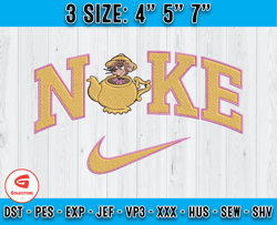 nike dormouse embroidery, disney characters embroidery, embroidery file