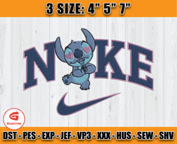 nike stitch valentines embroidery, stitch nike embroidery machine, cartoon embroidery design file