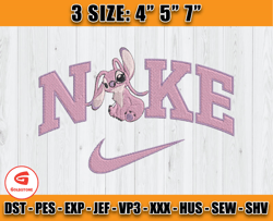 stitch blue embroidery design, disney nike machine embroidery, anime embroidery