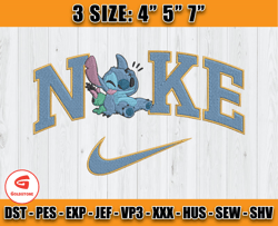 stitch nike embroidery design file, stitch machine embroidery file, anime embroidery