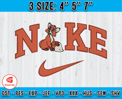 nike and tod embroidery design, disney embroidery, machine embroidery applique design