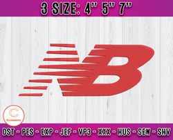 new balance logo embroidery, logo fashion embroidery, embroidery file