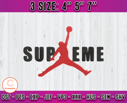 superme embroidery, logo fashion embroidery, supreme logo