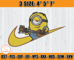 nike minion embroidery, disney nike embroidery, embroidery pattern