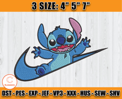 nike stitch embroidery, disney nike embroidery, lilo and stitch embroidery