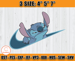 nike stitch embroidery, stitch embroidery, lilo and stitch embroidery