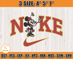 vnike x mickey embroidery, mickey character embroidery, embroidery pattern