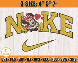nike x mickey embroidery, mickey cartoon embroidery, cartoon character embroidery