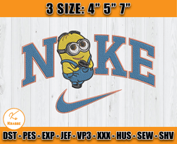 cute dave embroidery, minions embroidery, nike disney embroidery