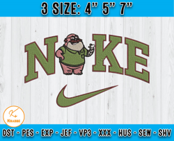 Nike Carrie Williams Embroidery, Disney Embroidery, Monster INC Embroidery