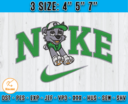 nike and rocky embroidery, nike cartoon embroidery, paw patrol embroidery