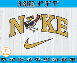 boomer and dinky embroidery, the fox and the hound embroidery design, nike embroidery