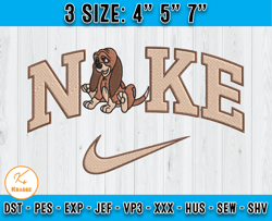 nike copper embroidery nike copper machine embroidery files, the fox and the hound embroid, disney characters embroidery
