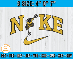 nike wall-e embroidery, cartoon embroidery, embroidery files