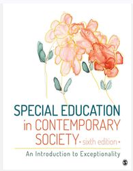 special education in contemporary society: an introduction to exceptionality 6th edition