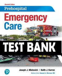 prehospital emergency care 11th edition